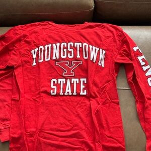 Youngstown State Red Long Sleeve Shirt